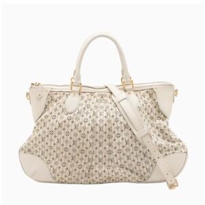 LOUIS VUITTON Monogram Mini Lin Croisette Marina GM AUTHENTIC‎